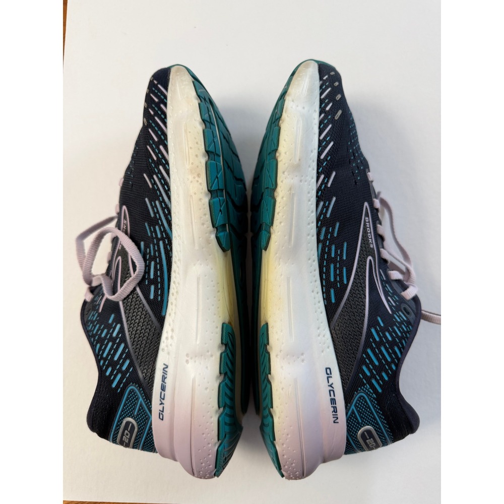 Brooks Glycerin 20 Womens Running Shoes Peacoat Ocean Wide Size 10 - Picture 5 of 15
